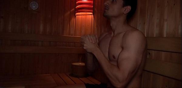  Teen indian girl sucks cock and fucked by her new boyfriend in the sauna